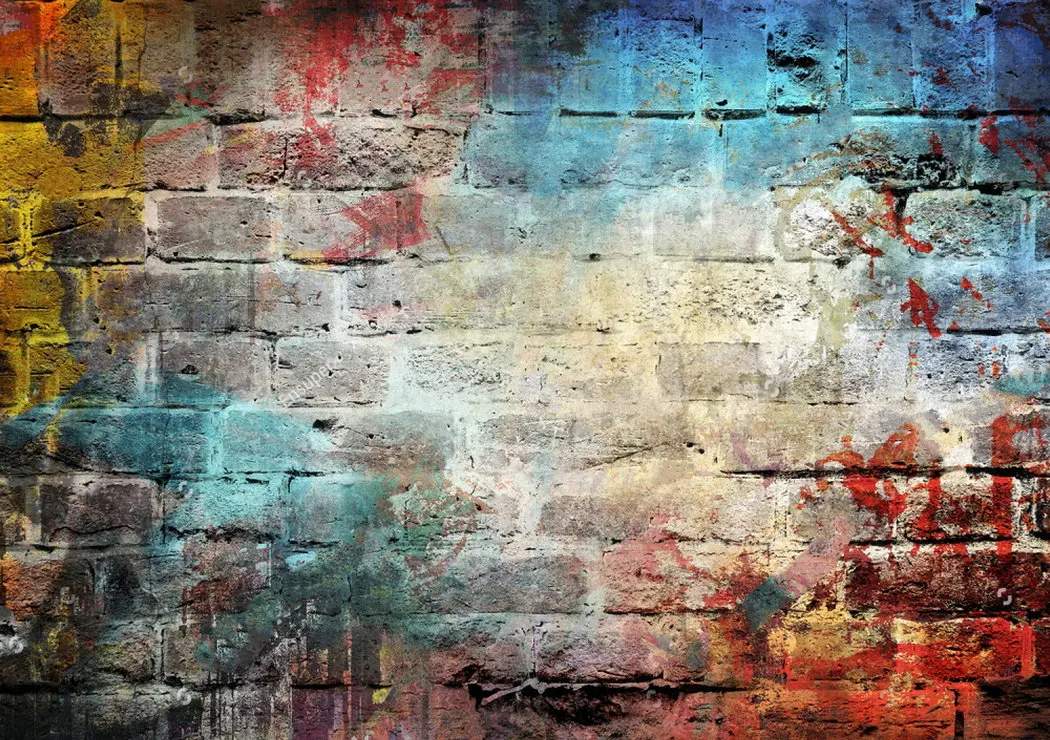 Graffiti Brick Wall Colorful backdrop Vinyl cloth High quality Computer print party backgrounds
Graffiti Brick Wall Colorful backdrop Vinyl cloth High quality Computer print party backgrounds