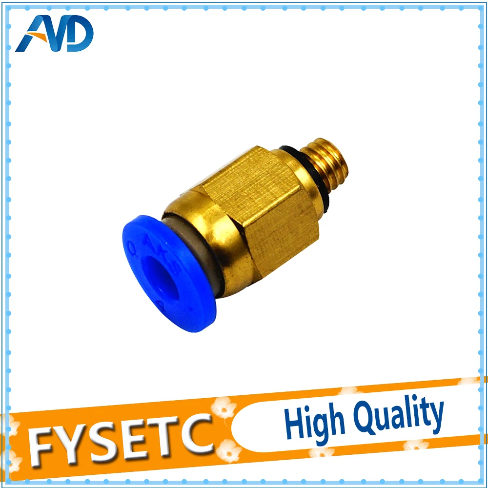 20PCS PC4-M6 Pneumatic Straight Fitting Connector for 4mm OD tubing M6 6mm 3D Printer Printers
20PCS PC4-M6 Pneumatic Straight Fitting Connector for 4mm OD tubing M6 6mm 3D Printer Printers