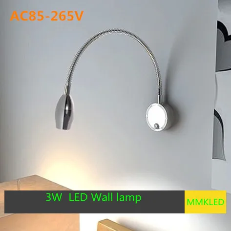 Free shipping 3W Aluminum LED Wall Lamp with switch AC110V-240V mirror/Bedside Lamp Reading Lamp Aisle Lights Night Light
Free shipping 3W Aluminum LED Wall Lamp with switch AC110V-240V mirror/Bedside Lamp Reading Lamp Aisle Lights Night Light