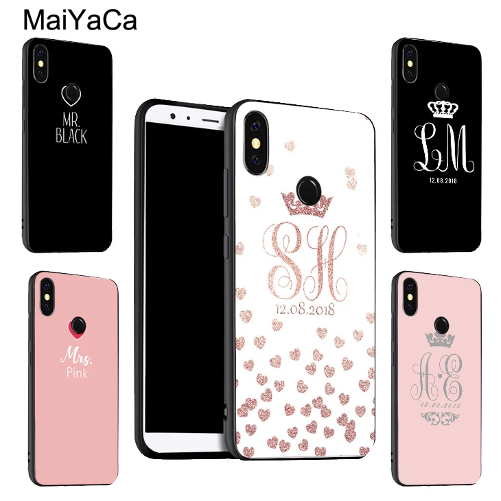 MaiYaCa индивидуальный Свадебный чехол для невесты POCO X3 F2 Pro F1 Redmi Note 9 8 T 7 9S 9C Mi 10 Lite A3