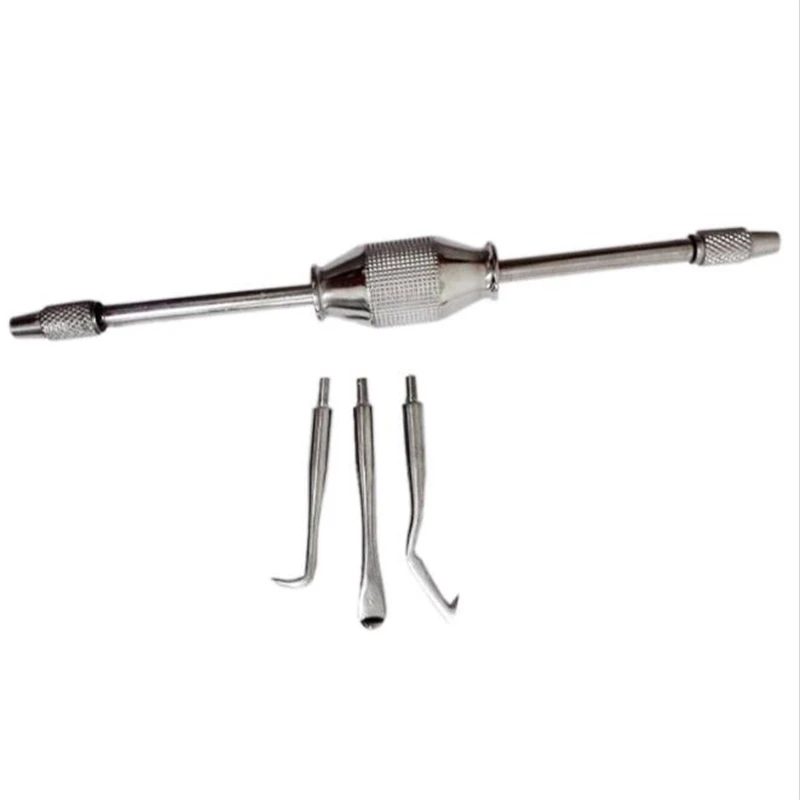 1 set Stainless Steel Dental Crown Remover Equipment Tool Automatically Take Manual Control Crown Tool with 3 Tips Press Button
1 set Stainless Steel Dental Crown Remover Equipment Tool Automatically Take Manual Control Crown Tool with 3 Tips Press Button
