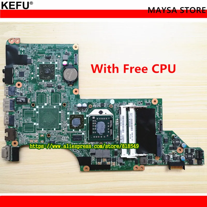 Материнская плата для ноутбука hp Pavilion 595135 001 DA0LX8MB6D1 REV:D 100% протестирована с