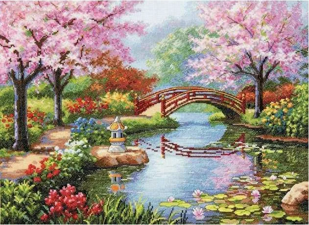 FREE delivery Top Quality popular counted cross stitch kit park garden japanese dim 35313
FREE delivery Top Quality popular counted cross stitch kit park garden japanese dim 35313