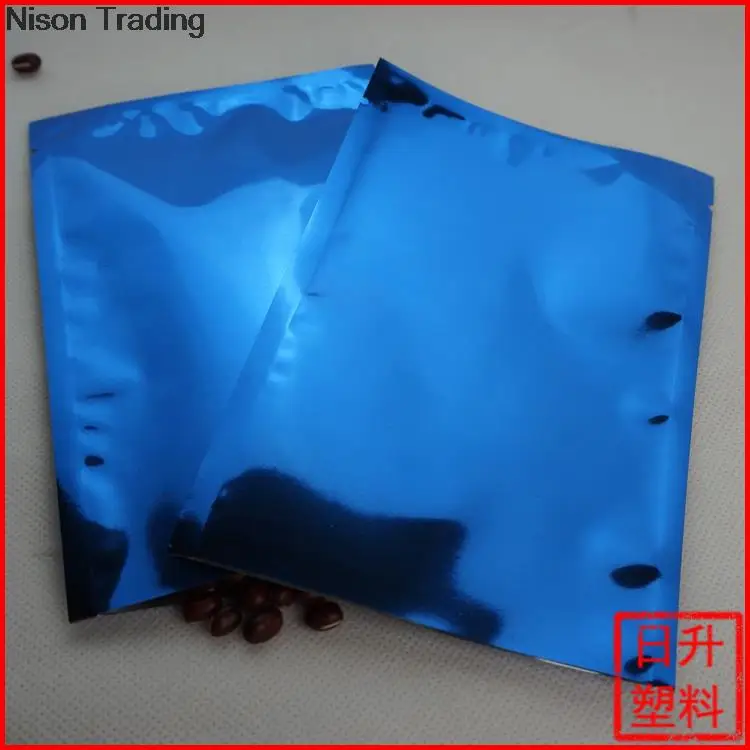 200pcs/lot 10*15cm Blue aluminium foil flat bag-open heat sealing plating mylar packing storage bean ploy ping pocket, food sack
200pcs/lot 10*15cm Blue aluminium foil flat bag-open heat sealing plating mylar packing storage bean ploy ping pocket, food sack