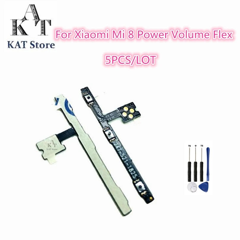 KAT 5PCS/LOT Power Volume Flex Cable For Xiaomi Mi 8 Side Key Button Flex Cable Best After-sales service
KAT 5PCS/LOT Power Volume Flex Cable For Xiaomi Mi 8 Side Key Button Flex Cable Best After-sales service