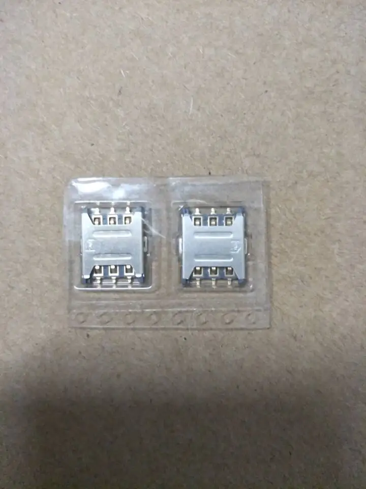 10 шт./лот 2 54 мм разъем для Nano SIM карты 6P мобильный телефон|slot type|lot lotlot 10pcs |