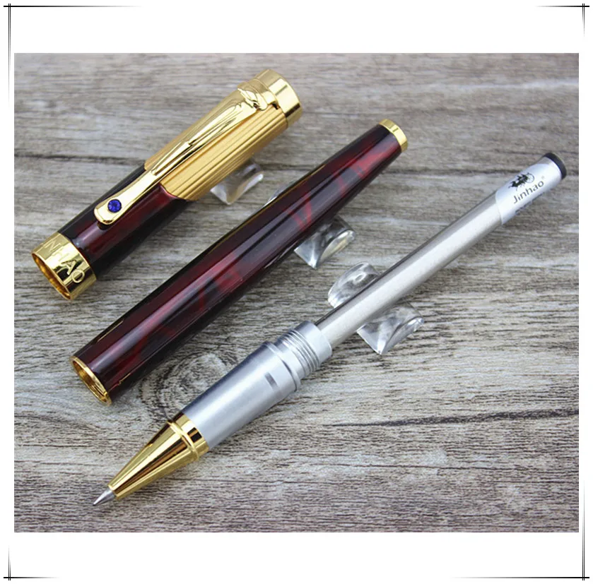 Jinhao 9009 Luxury Gold Rollerball Pen with Diamond Clip Smooth Metal Ballpoint Pen for Student School Supplies Free Shipping
Jinhao 9009 Luxury Gold Rollerball Pen with Diamond Clip Smooth Metal Ballpoint Pen for Student School Supplies Free Shipping