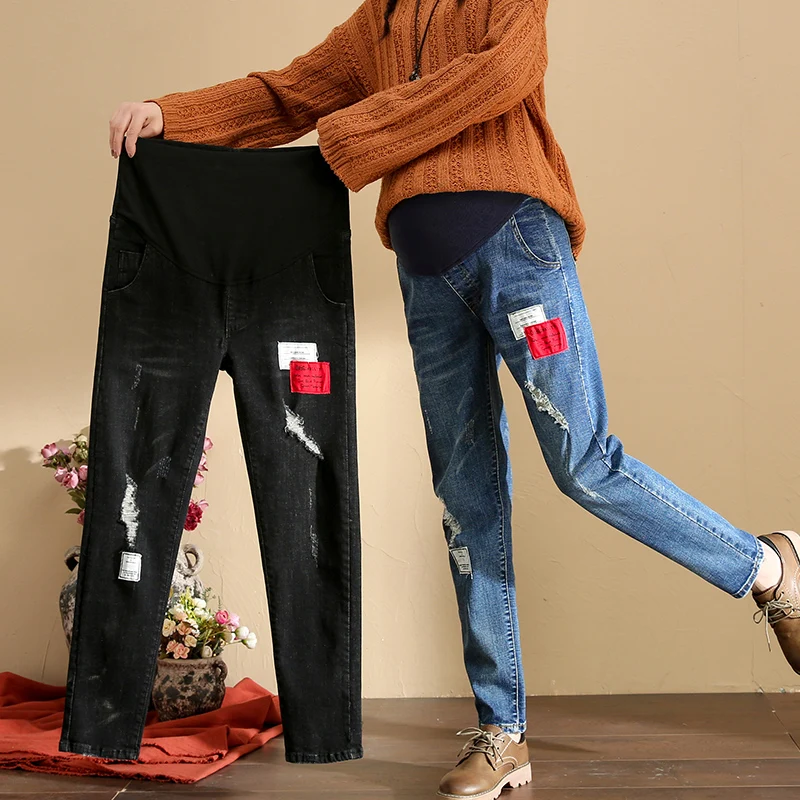 New Arrival Maternity Clothes Pants Fashion Mother-to-be Denim Trousers Loose Jeans for Pregnant Women Pregnancy Plus size Pants
New Arrival Maternity Clothes Pants Fashion Mother-to-be Denim Trousers Loose Jeans for Pregnant Women Pregnancy Plus size Pants