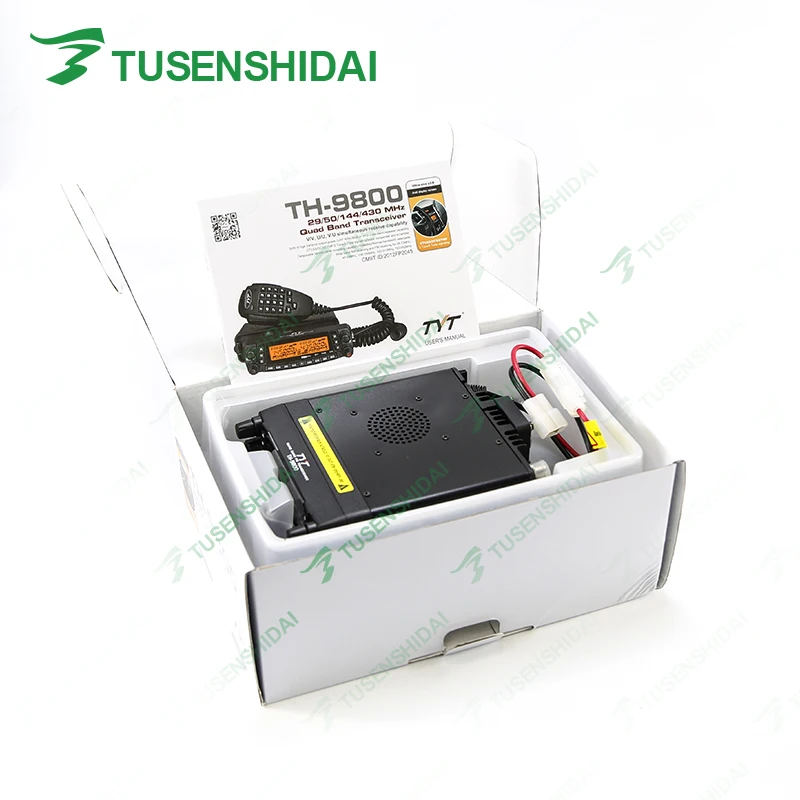 Fast Shipping Newest Vesion Scrambler VHF UHF HF Original TYT TH9800 Quad Band Vehicle Radio+USB Cable
Fast Shipping Newest Vesion Scrambler VHF UHF HF Original TYT TH9800 Quad Band Vehicle Radio+USB Cable