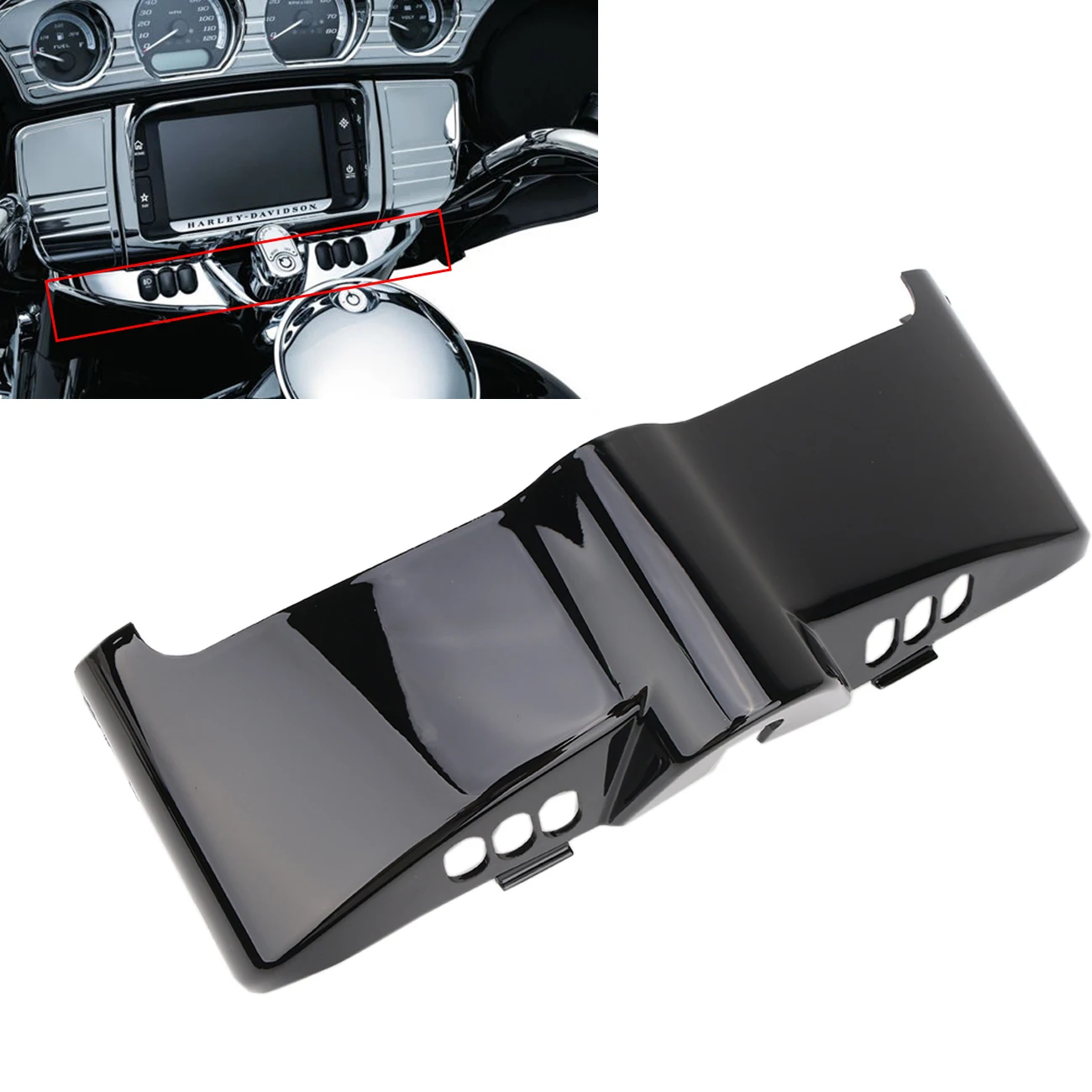 Motorbike Inner Fairing Cover Cap For Harley Davidson Touring Limited Electra Glide Street Glide Chrome / Black
Motorbike Inner Fairing Cover Cap For Harley Davidson Touring Limited Electra Glide Street Glide Chrome / Black
