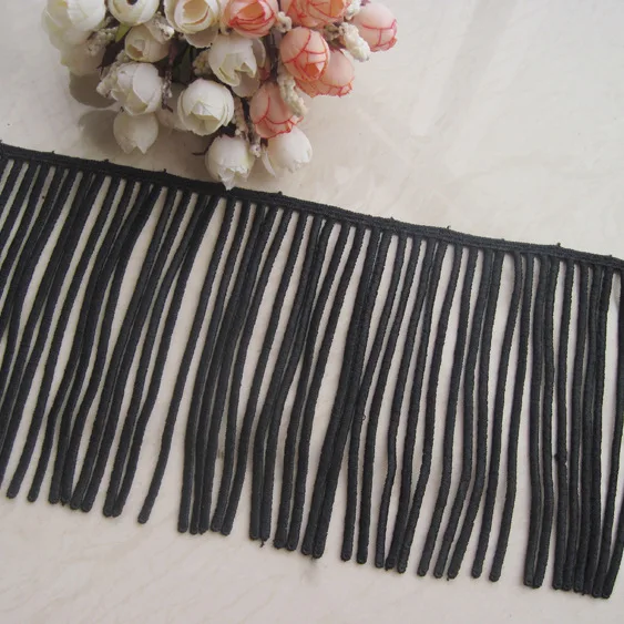 15Yards Black Fringe Tassel Lace Trims For Sewing DIY Craft Clothes Accessories Skirt Decoration Lace
15Yards Black Fringe Tassel Lace Trims For Sewing DIY Craft Clothes Accessories Skirt Decoration Lace