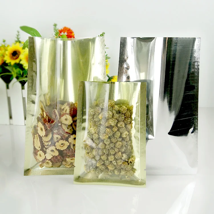 10*15cm 100Pcs/Lot Front Clear Flat Foil Bags Golden Heat Seal Plating Aluminum Foil Food Storage Packaging Mylar Vacuum Pouches
10*15cm 100Pcs/Lot Front Clear Flat Foil Bags Golden Heat Seal Plating Aluminum Foil Food Storage Packaging Mylar Vacuum Pouches