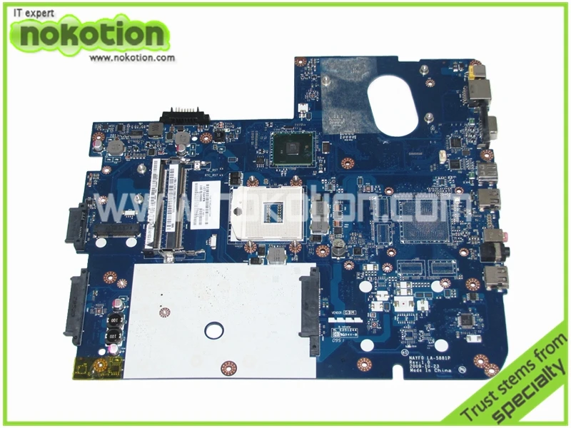 NOKOTION LA-5881P Laptop Motherboard for Gateway NV79 MBWHH02001 MB.WHH02.001 NAYF0 Intel HD Mainboard
NOKOTION LA-5881P Laptop Motherboard for Gateway NV79 MBWHH02001 MB.WHH02.001 NAYF0 Intel HD Mainboard