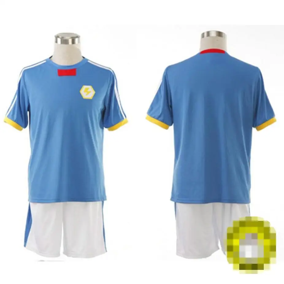 Can be tailored Anime Inazuma Eleven cosplay Japan team blue uniform Halloween costume Daily sportswear set
Can be tailored Anime Inazuma Eleven cosplay Japan team blue uniform Halloween costume Daily sportswear set
