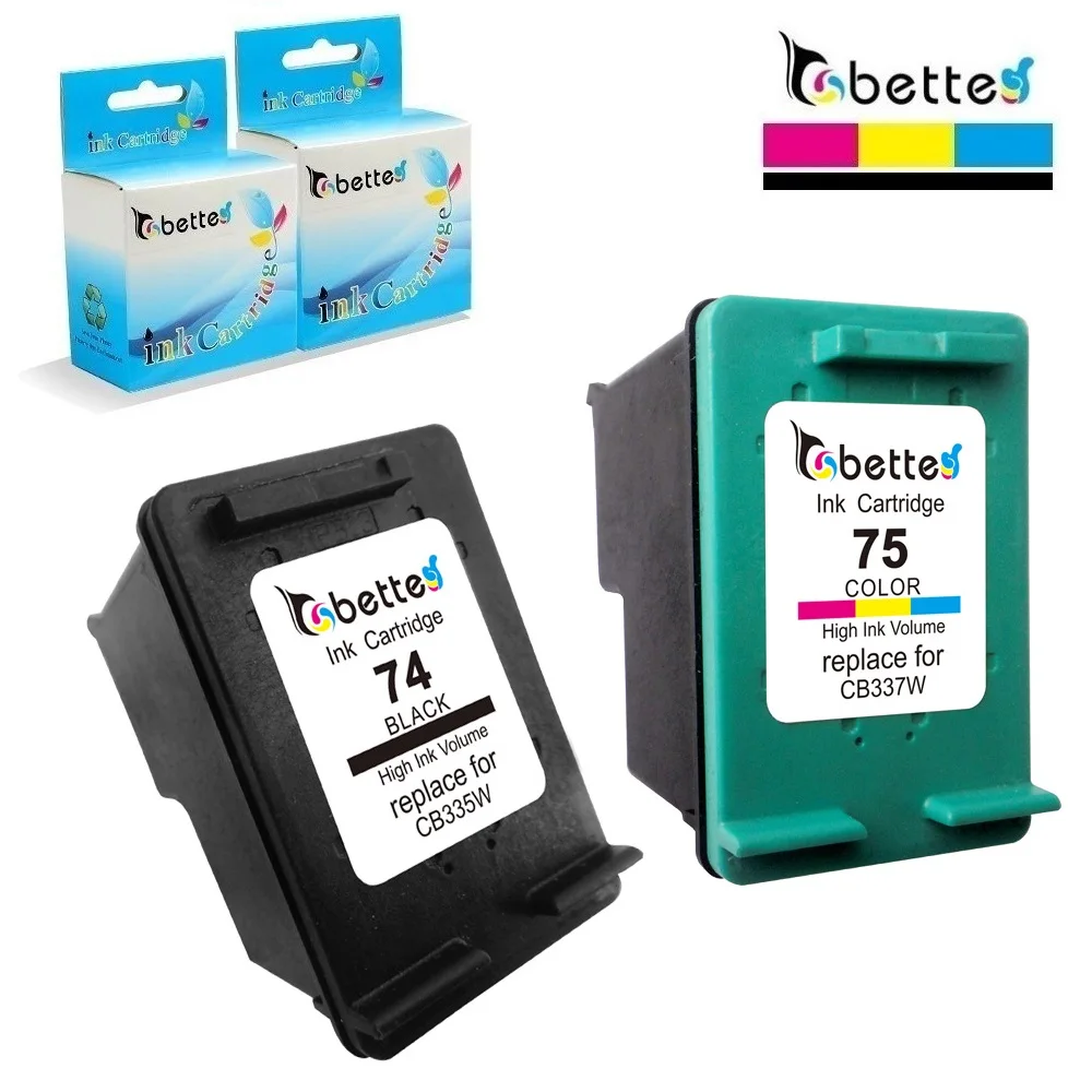 2PK,Ink Cartridges for HP 74 75 hp74 hp75 Officejet J6450 J6480 J6488 Photosmart D5300 D5345 D5360 D5363 D5368 C5200 C5240 C5250
2PK,Ink Cartridges for HP 74 75 hp74 hp75 Officejet J6450 J6480 J6488 Photosmart D5300 D5345 D5360 D5363 D5368 C5200 C5240 C5250