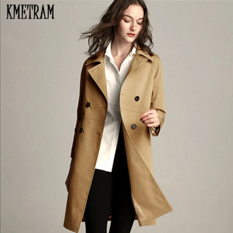 KMETRAM 2020 тонкое пальто для женщин средней длины Casaco Feminino Весна Осень Новый стиль двубортная Верхняя одежда Пальто HH986
KMETRAM 2020 тонкое пальто для женщин средней длины Casaco Feminino Весна Осень Новый стиль двубортная Верхняя одежда Пальто HH986