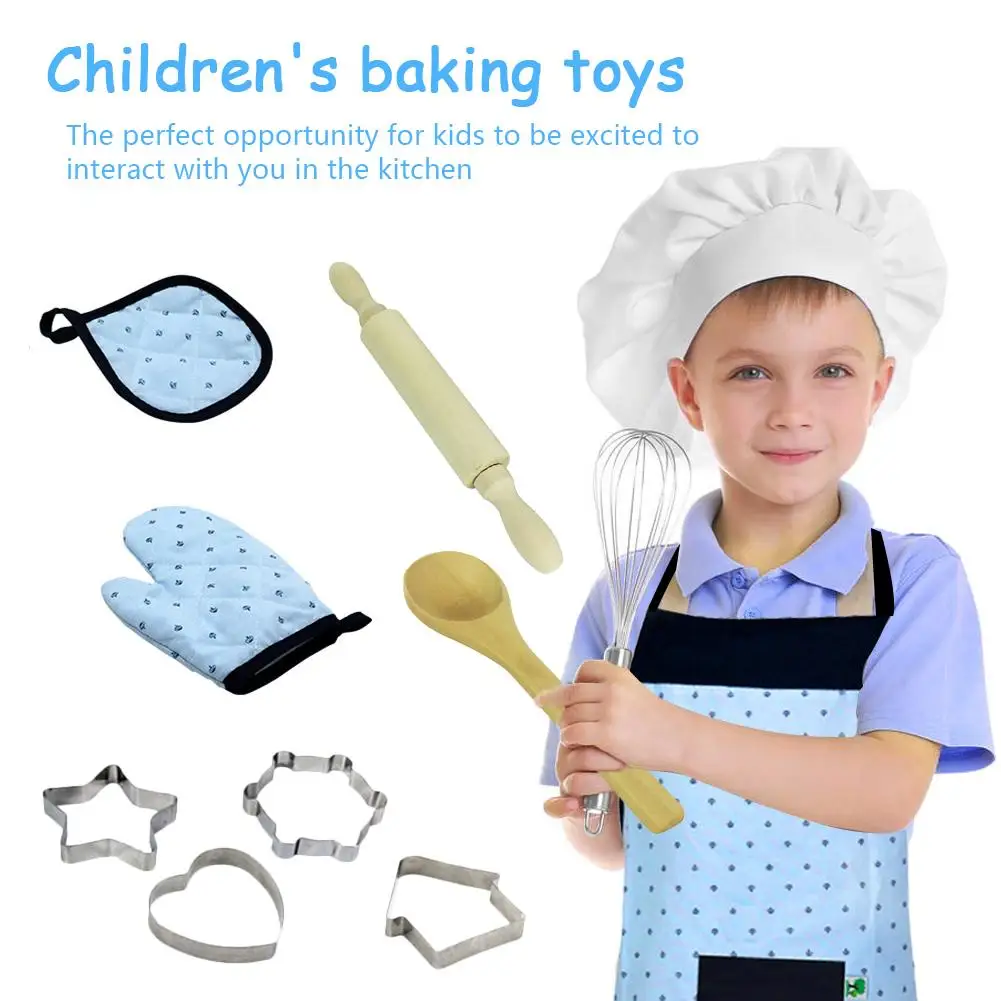 NEW 11pcs/set Food Kitchen Toy Kids Cooking Baking Toy Set Role Play Kitchen Utensils Baking Tools Cake Apron For Girl Boy Kid
NEW 11pcs/set Food Kitchen Toy Kids Cooking Baking Toy Set Role Play Kitchen Utensils Baking Tools Cake Apron For Girl Boy Kid