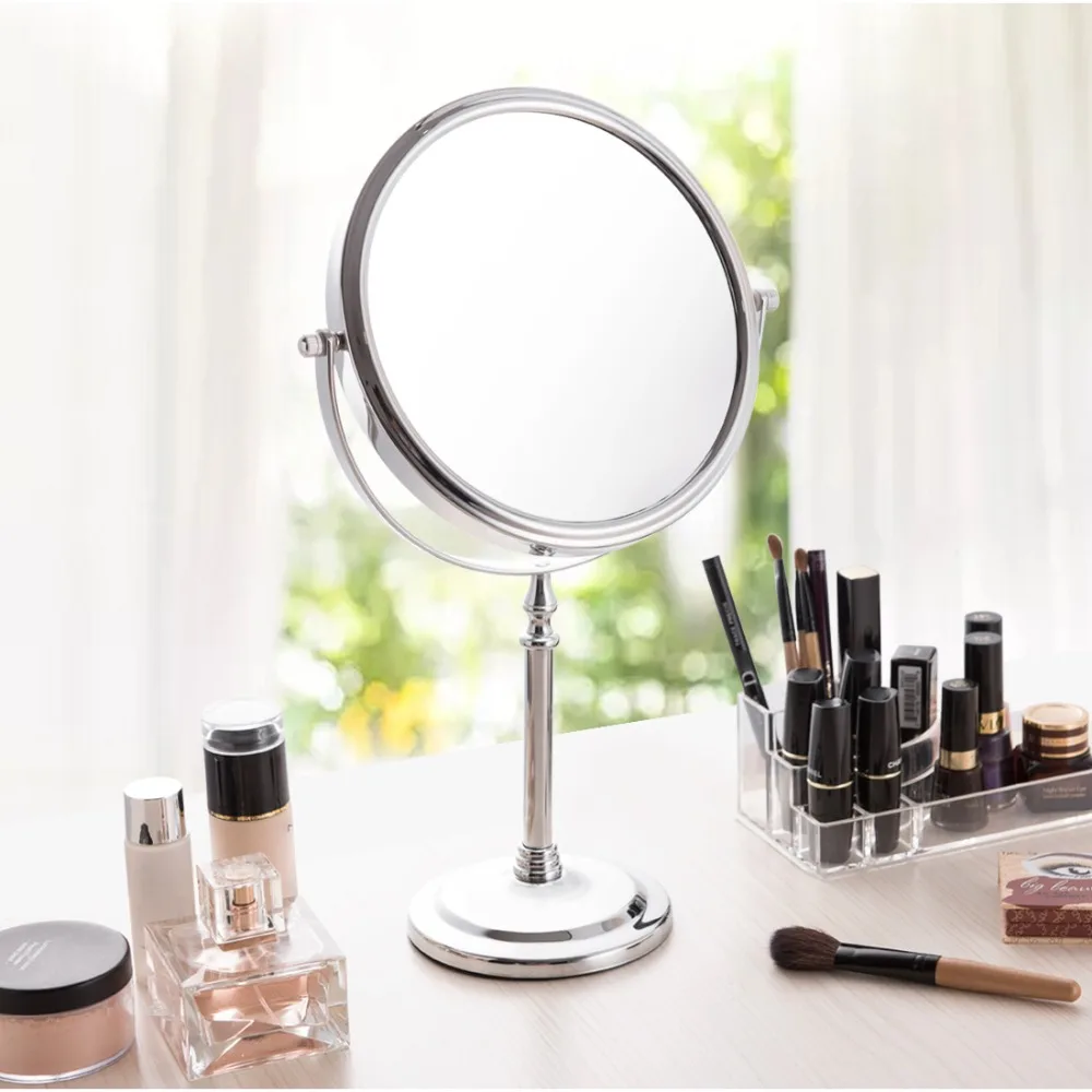 Makeup Mirror 8" 5X 7X 10X Cosmetic Mirror Desktop Bedroom Double Sided Magnifier Adjustable Stand Bathroom Mirror 360 Rotating
Makeup Mirror 8" 5X 7X 10X Cosmetic Mirror Desktop Bedroom Double Sided Magnifier Adjustable Stand Bathroom Mirror 360 Rotating