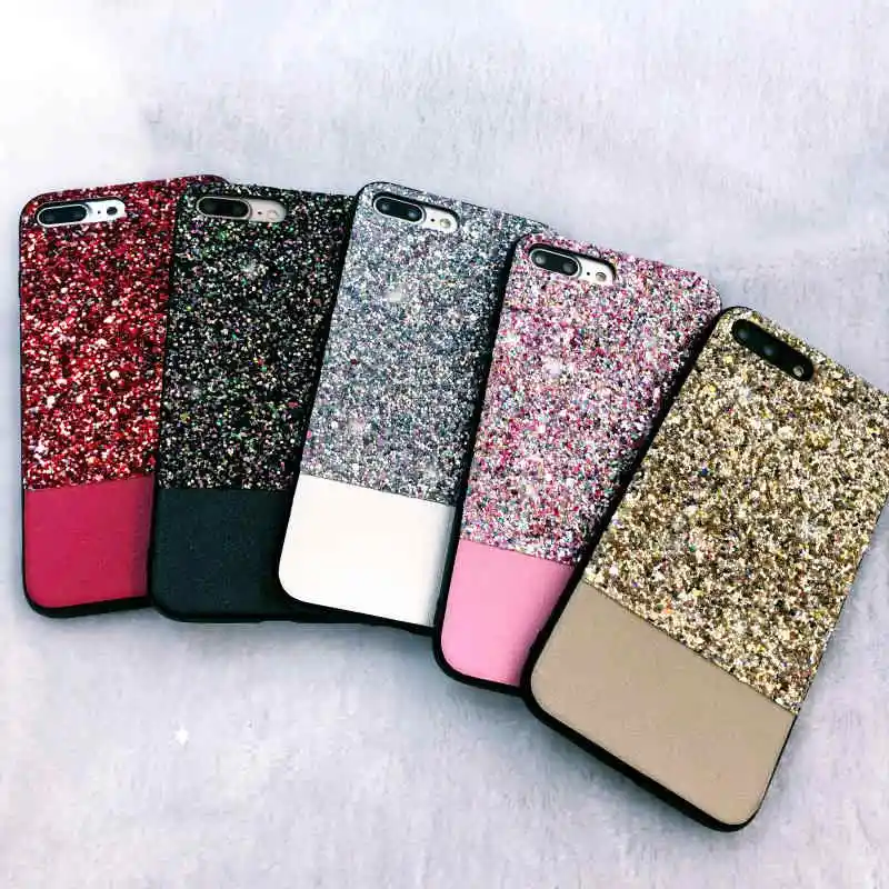 NTSPACE Luxury Diamond Bling Glitter Shining Flash Powder Phone Case For iPhone X 8 7 6 6S Plus Soft TPU Silicone Edge Case Capa
NTSPACE Luxury Diamond Bling Glitter Shining Flash Powder Phone Case For iPhone X 8 7 6 6S Plus Soft TPU Silicone Edge Case Capa