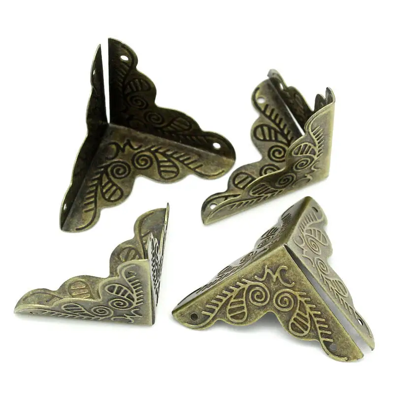 Iron Based Alloy Box Corner Protectors Book Scrapbooking Albums Menus Folders Antique Bronze Vine Carved 3.6cm x 1.9cm 30 PCs
Iron Based Alloy Box Corner Protectors Book Scrapbooking Albums Menus Folders Antique Bronze Vine Carved 3.6cm x 1.9cm 30 PCs
