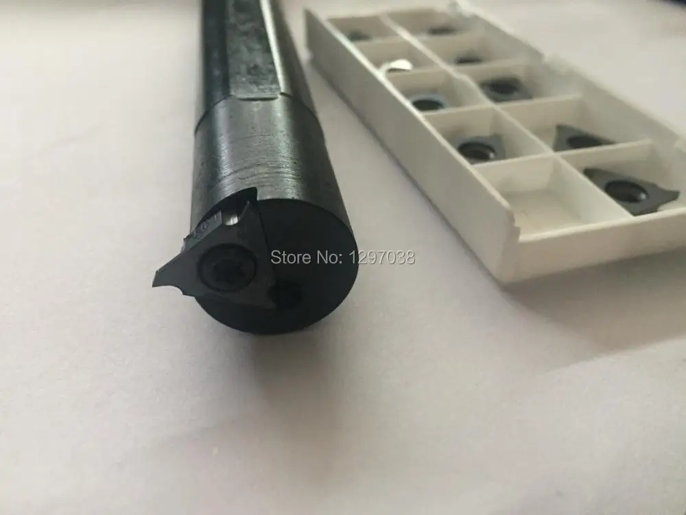 1PCS S20R-SGBR16 CNC inner hole turning Shallowly grooving knife tool Holder and 10pcs TGF32L100 Insert
1PCS S20R-SGBR16 CNC inner hole turning Shallowly grooving knife tool Holder and 10pcs TGF32L100 Insert