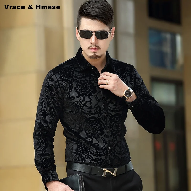 Personalized relief printing fashion casual boutique long sleeve shirt Autumn&Winter plus velvet thick quality pleuche men shirt
Personalized relief printing fashion casual boutique long sleeve shirt Autumn&Winter plus velvet thick quality pleuche men shirt