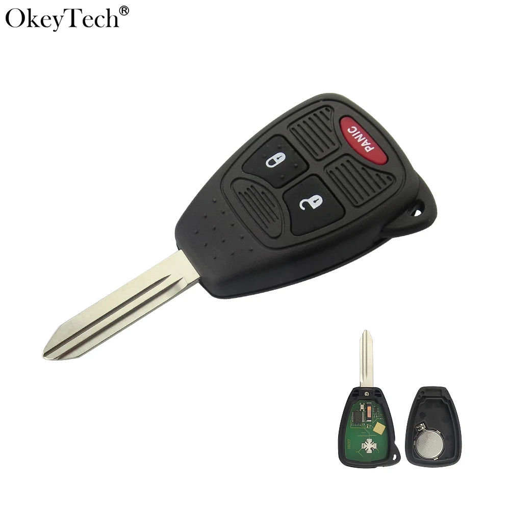 Okeytech 2 + 1 3 кнопочный дистанционный умный Автомобильный ключ для Chrysler Dodge Caliber Jeep
