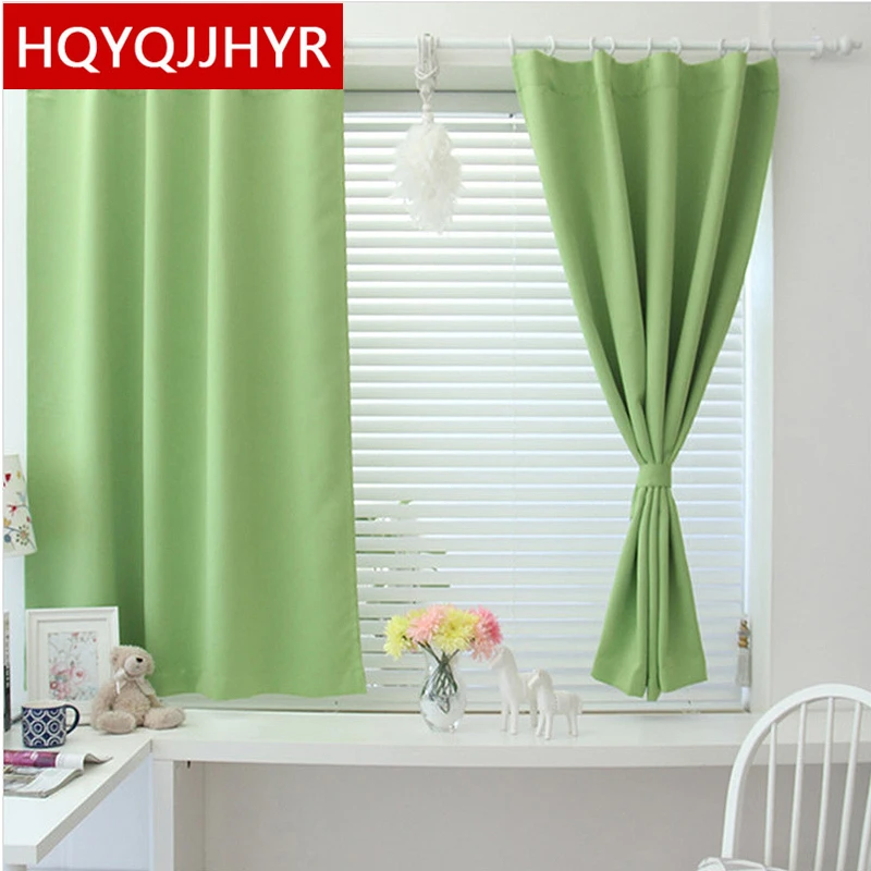 2019 new Korean solid color short blackout curtains for bedroom / living room modern and simple curtains for kitchen balcony
2019 new Korean solid color short blackout curtains for bedroom / living room modern and simple curtains for kitchen balcony