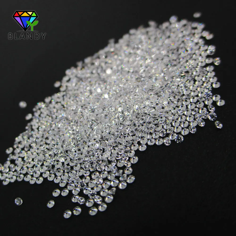 Wax Setting White Cubic Zirconia 5A Quality 0.8mm~2.5mm Round European Machine Cut CZ Stone Loose Synthetic Gems For Jewelry
Wax Setting White Cubic Zirconia 5A Quality 0.8mm~2.5mm Round European Machine Cut CZ Stone Loose Synthetic Gems For Jewelry