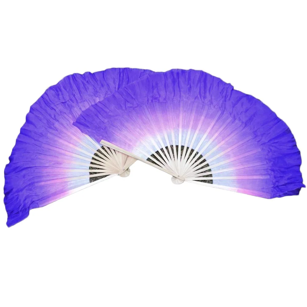 100% Silk Belly Dance Short Fans 1 Pair White to Purple Gradient Colors Double Layered Dance Silk Short Fans Can Be Customized
100% Silk Belly Dance Short Fans 1 Pair White to Purple Gradient Colors Double Layered Dance Silk Short Fans Can Be Customized