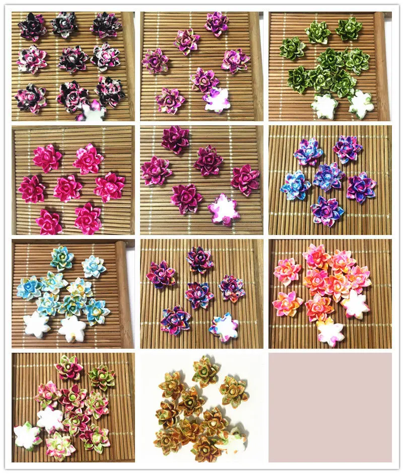 50pcs Resin lotus flowers flatback Appliques For phone wedding crafts LH 
50pcs Resin lotus flowers flatback Appliques For phone wedding crafts LH