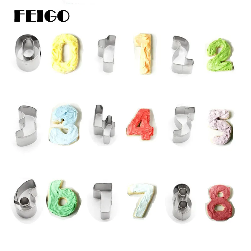 FRIGO 9Pcs/set DIY Stainless Steel Digital Cookie Mold Making Cake Decorating Cookie Cutting Machine Kitchen Baking Tools F206
FRIGO 9Pcs/set DIY Stainless Steel Digital Cookie Mold Making Cake Decorating Cookie Cutting Machine Kitchen Baking Tools F206