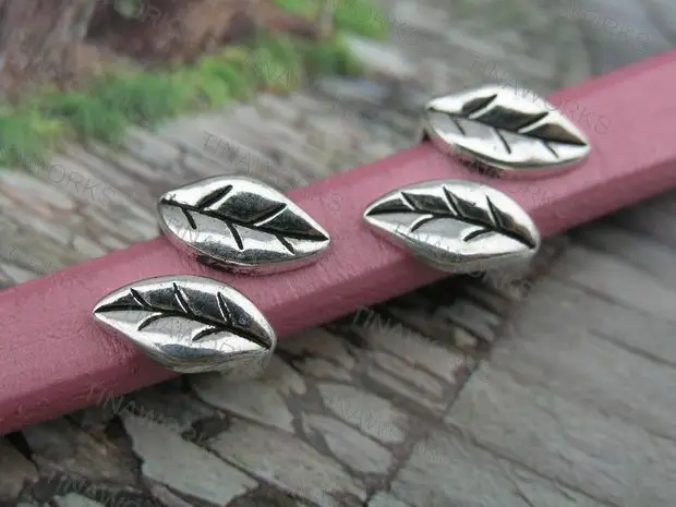 FREE SHIPPING 30pcs Antique Silver 10.4x6.3mm Leaf Slider Spacer For Licorice Leather--PAT152
FREE SHIPPING 30pcs Antique Silver 10.4x6.3mm Leaf Slider Spacer For Licorice Leather--PAT152