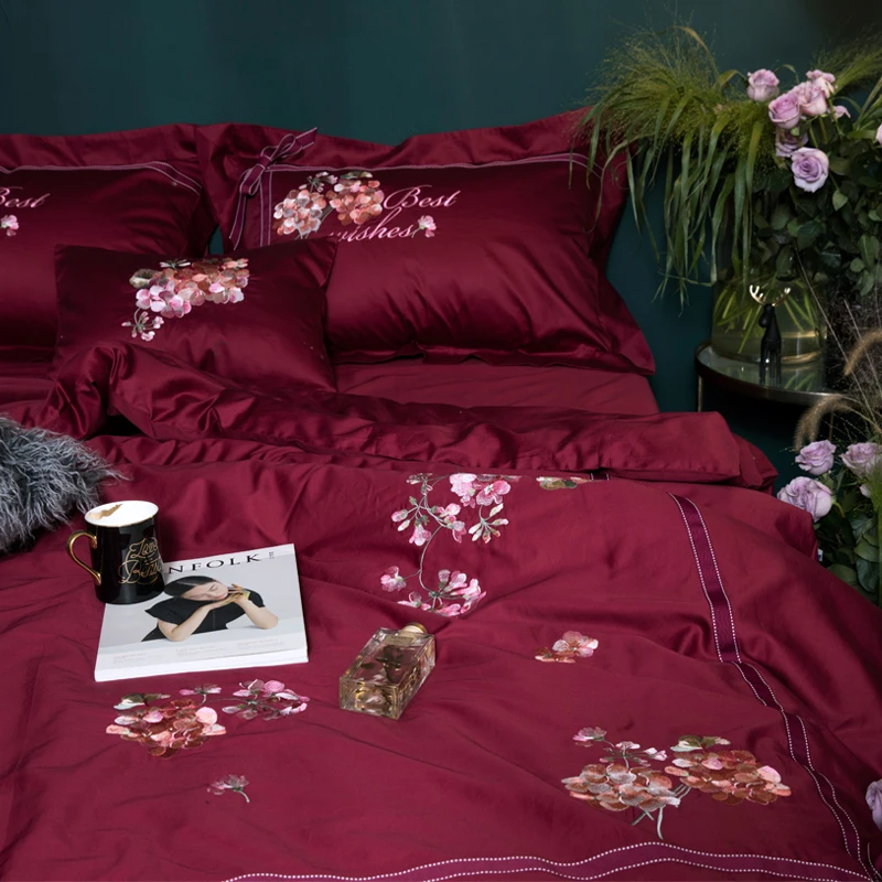 Bowknot 80S Egyptian Cotton Embroidery Luxury Royal Bedding Set King Queen lovely Bed Sheet set Duvet cover Pillowcase 4/6pcs
Bowknot 80S Egyptian Cotton Embroidery Luxury Royal Bedding Set King Queen lovely Bed Sheet set Duvet cover Pillowcase 4/6pcs