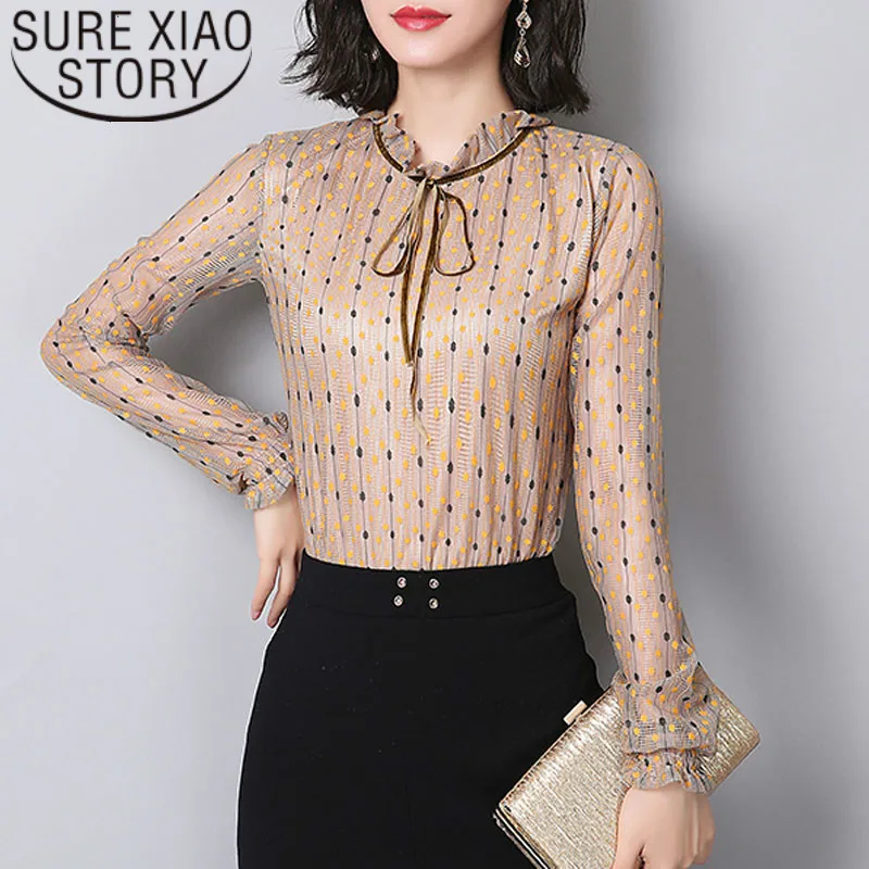Fashion 2018 autumn women shirts long sleeves female chiffon women blouse Polka Dot womens tops and blouses clothes 1564 45
Fashion 2018 autumn women shirts long sleeves female chiffon women blouse Polka Dot womens tops and blouses clothes 1564 45