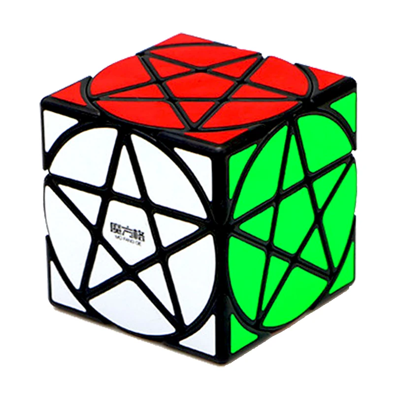 Qiyi Cube Mofangge Pentacle магический куб черный скоростной кубик головоломка звезда твист