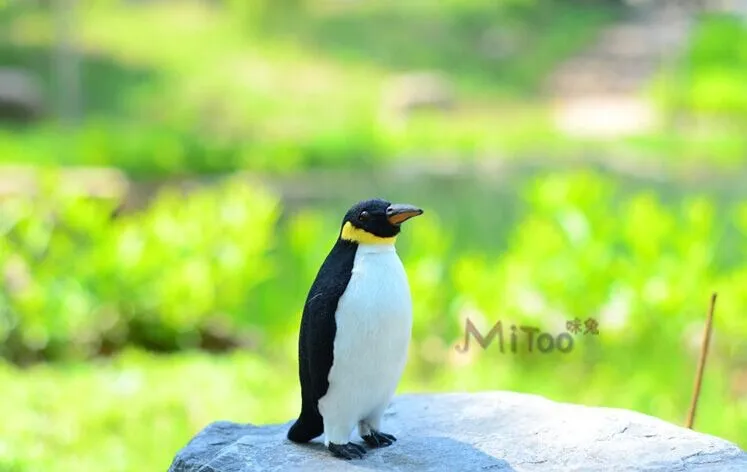 

free shipping 15x6x6cm penguin toy polyethylene & furs resin handicraft,decoration baby toy Christmas gift a344