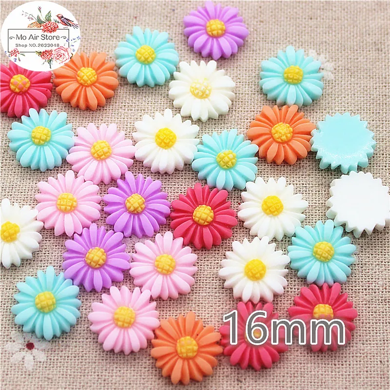 30pcs 16mm Mixed Color flower daisy resin flatback cabochon DIY jewelry/phone decoration No Hole
30pcs 16mm Mixed Color flower daisy resin flatback cabochon DIY jewelry/phone decoration No Hole