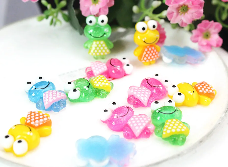 15pcs mixed colors smile kawaii resin flatback cabochon for scrapbooking jewelry making accessories sparkle kistch frog
15pcs mixed colors smile kawaii resin flatback cabochon for scrapbooking jewelry making accessories sparkle kistch frog