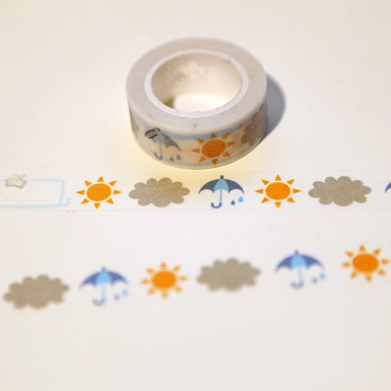 1.5*10m cute Weather Diary washi tape DIY decoration scrapbooking planner masking tape adhesive tape kawaii stationery
1.5*10m cute Weather Diary washi tape DIY decoration scrapbooking planner masking tape adhesive tape kawaii stationery