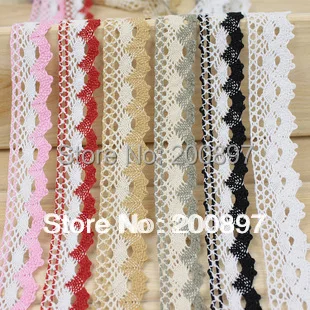 2.5cm pure cotton cluny lace trims DIY garment color lace 20meters a lot 6 styles choices
2.5cm pure cotton cluny lace trims DIY garment color lace 20meters a lot 6 styles choices