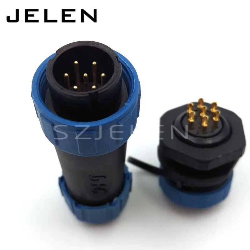 SY1710, waterproof 7 pin connector, IP68, Equipment power cable connector, 7 pin waterproof and dustproof connector
SY1710, waterproof 7 pin connector, IP68, Equipment power cable connector, 7 pin waterproof and dustproof connector
