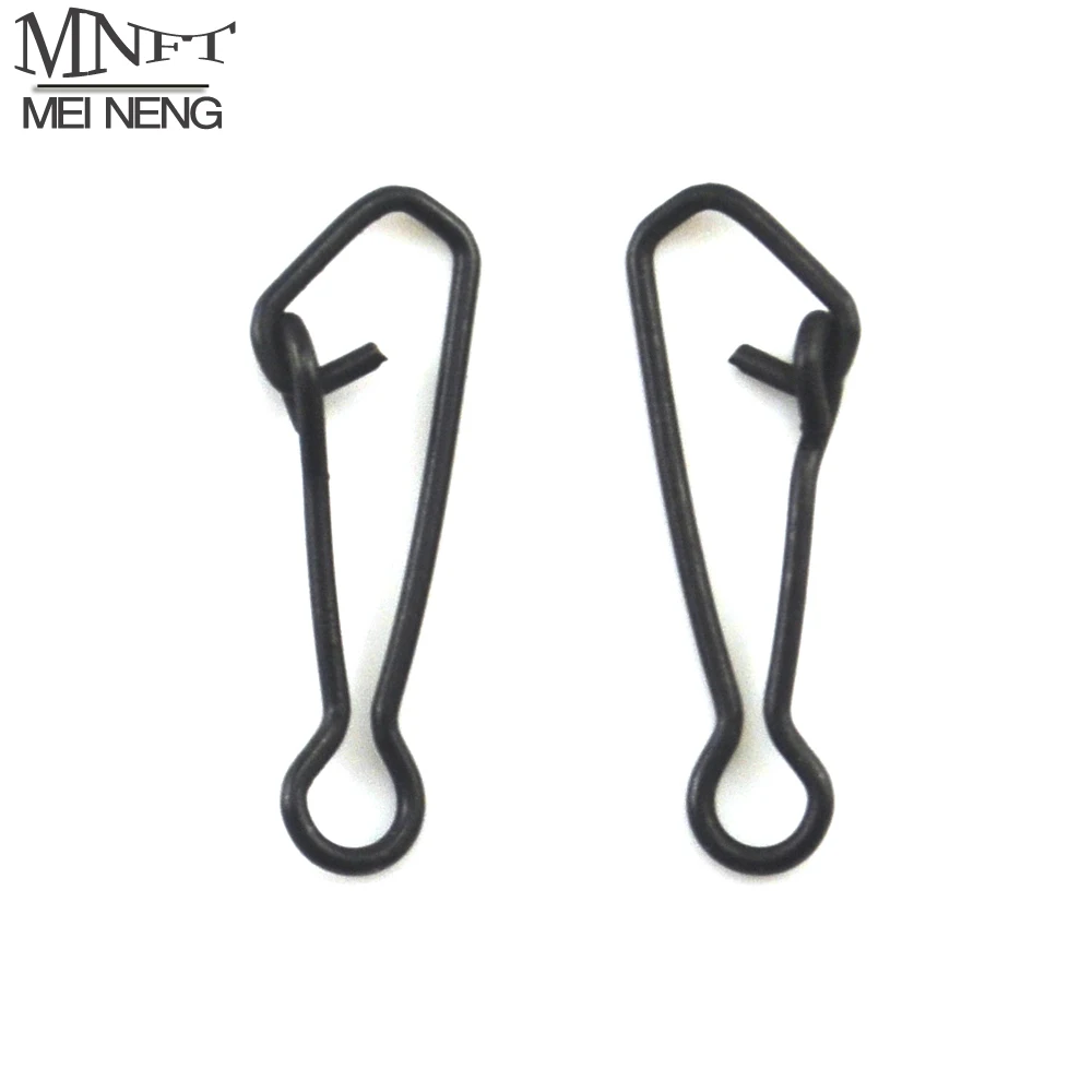 MNFT 50 PCS/Pack Hooked snap Brass Alloy Matt Black Quick Change Connectors Fishing Accessory Connector Safety Snaps Lock Hooks
MNFT 50 PCS/Pack Hooked snap Brass Alloy Matt Black Quick Change Connectors Fishing Accessory Connector Safety Snaps Lock Hooks