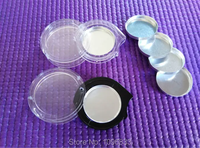 Eyeshadow Box with Aluminium Pan, 2g Cosmetic Powder Compact, Empty Packing Case, Eye shadow Case Side Opening, 50pcs
Eyeshadow Box with Aluminium Pan, 2g Cosmetic Powder Compact, Empty Packing Case, Eye shadow Case Side Opening, 50pcs