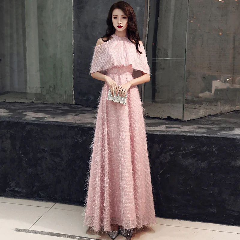 2020 New Lace Evening Dresses Pink Contrast Color Long Elegant Vestidos Longos Formal Sleeveless Prom Gowns LYFY62
2020 New Lace Evening Dresses Pink Contrast Color Long Elegant Vestidos Longos Formal Sleeveless Prom Gowns LYFY62