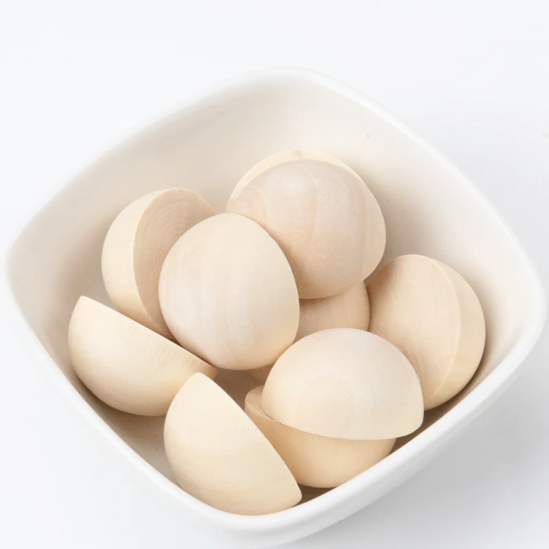 Wooden color Half Round Wood Flatback Beads for Scrapbook DIY Decoration 10pcs 24x13mm KL97
Wooden color Half Round Wood Flatback Beads for Scrapbook DIY Decoration 10pcs 24x13mm KL97