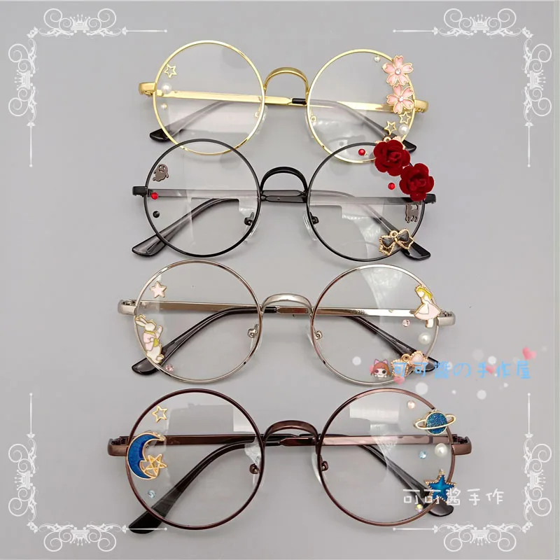 High qaulity Handmade original lolita soft sister sweet Japanese Harajuku girl round frame cherry glasses COS diffuse base
High qaulity Handmade original lolita soft sister sweet Japanese Harajuku girl round frame cherry glasses COS diffuse base