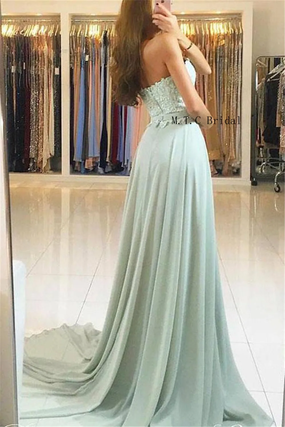 2019 High Quality Lace Chiffon Evening Dress Strapless A Line Sweep Train Long Formal Dresses Cheap Wedding Party Women Gowns
2019 High Quality Lace Chiffon Evening Dress Strapless A Line Sweep Train Long Formal Dresses Cheap Wedding Party Women Gowns