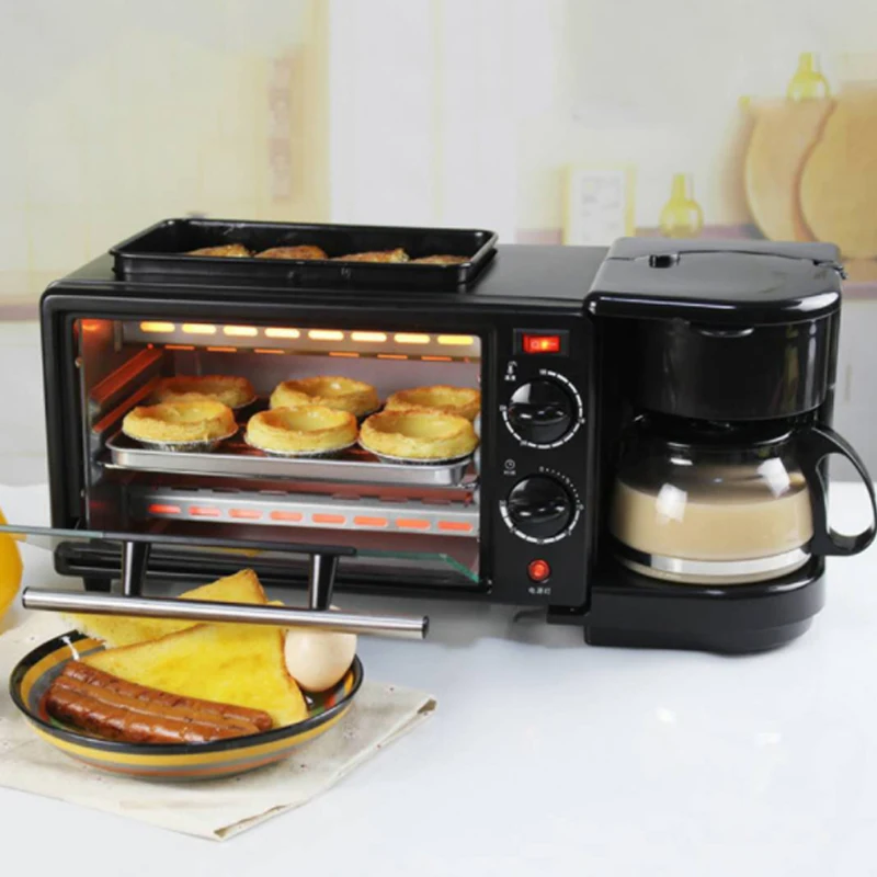 3 in 1 Home breakfast machine coffee maker electric oven toaster grill pan bread toaster
3 in 1 Home breakfast machine coffee maker electric oven toaster grill pan bread toaster