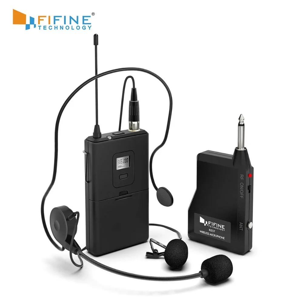 Беспроводной микрофон Fifine K037B, 20-канальный выход UHF1/4 '', с петличным и гарнитурой
Беспроводной микрофон Fifine K037B, 20-канальный выход UHF1/4 '', с петличным и гарнитурой